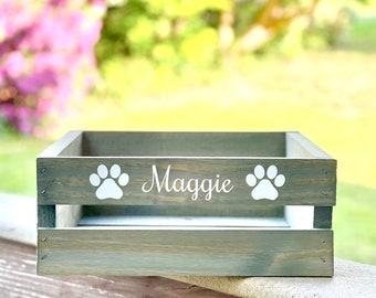 Small Dog Toy Box Toy Crate Pet Storage Pet Toy Crate