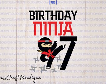 Download Ninja Birthday Svg Etsy