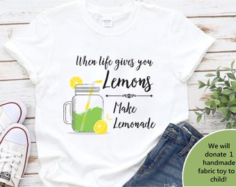 Lemonade Graphic Tee: Inspirational Summer Vibes Shirt