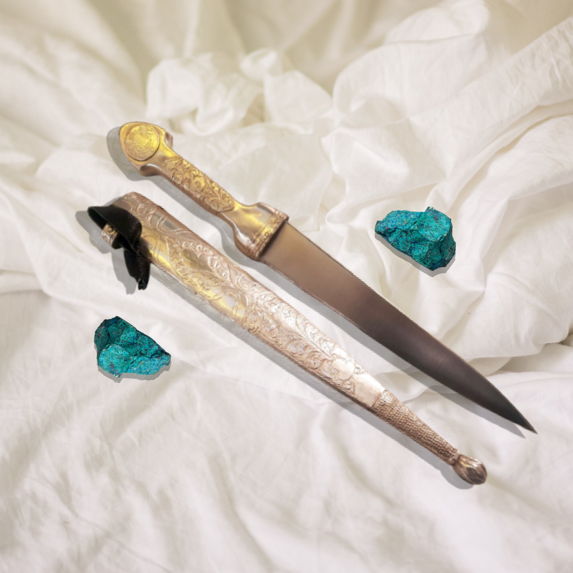 Handmade Silver Dagger, Ornate Medieval Fantasy Souvenir - Etsy