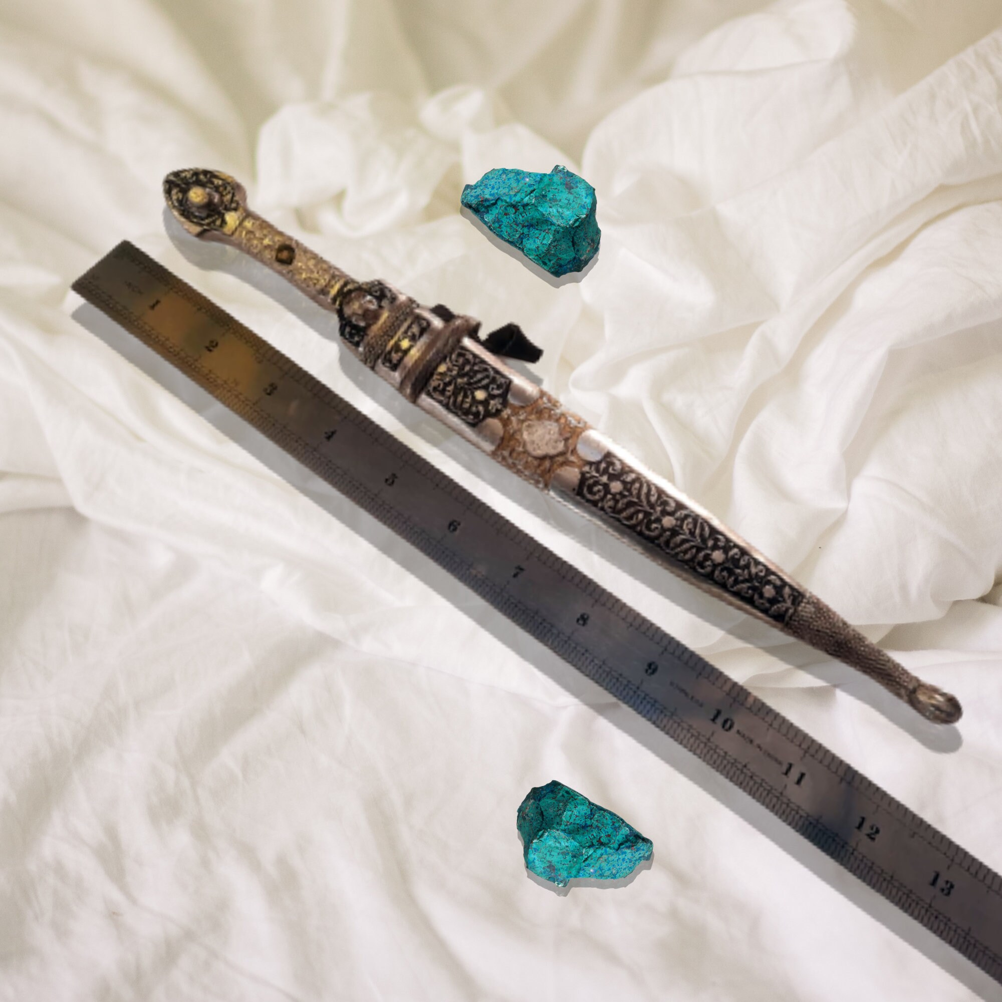 Handmade Silver Dagger, Ornate Medieval Fantasy Souvenir - Etsy