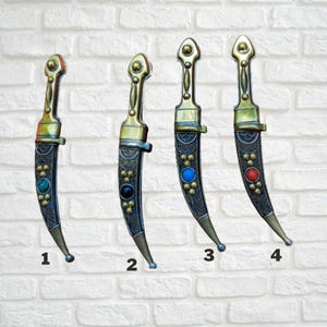 Handmade daggers with ornate sheath (unsharpened blade). perfeqt for gift and souvenir, ceremony, wedding them.
