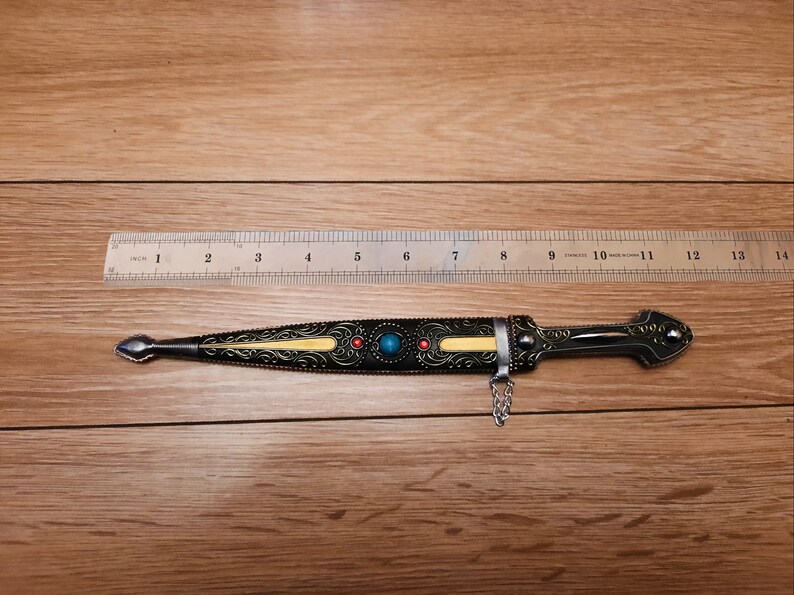 Decorative Fantasy Dagger With Sheath, Handmade Melchior Cupronickel ...