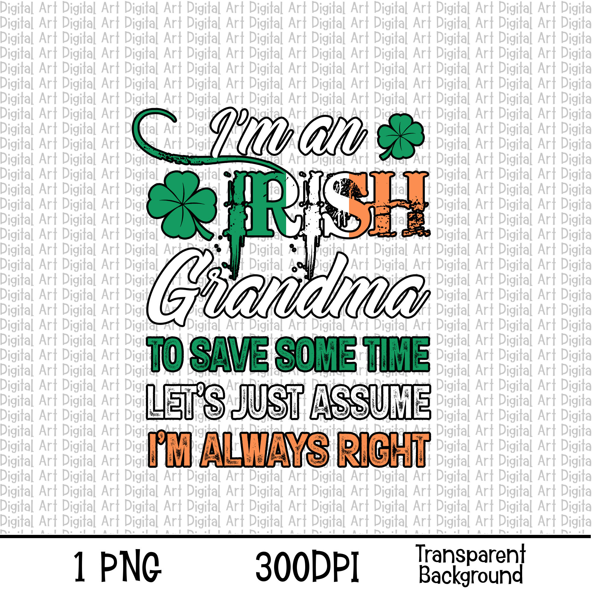 I'm An Irish Grandma To Save Some Time Patrick's Day Etsy