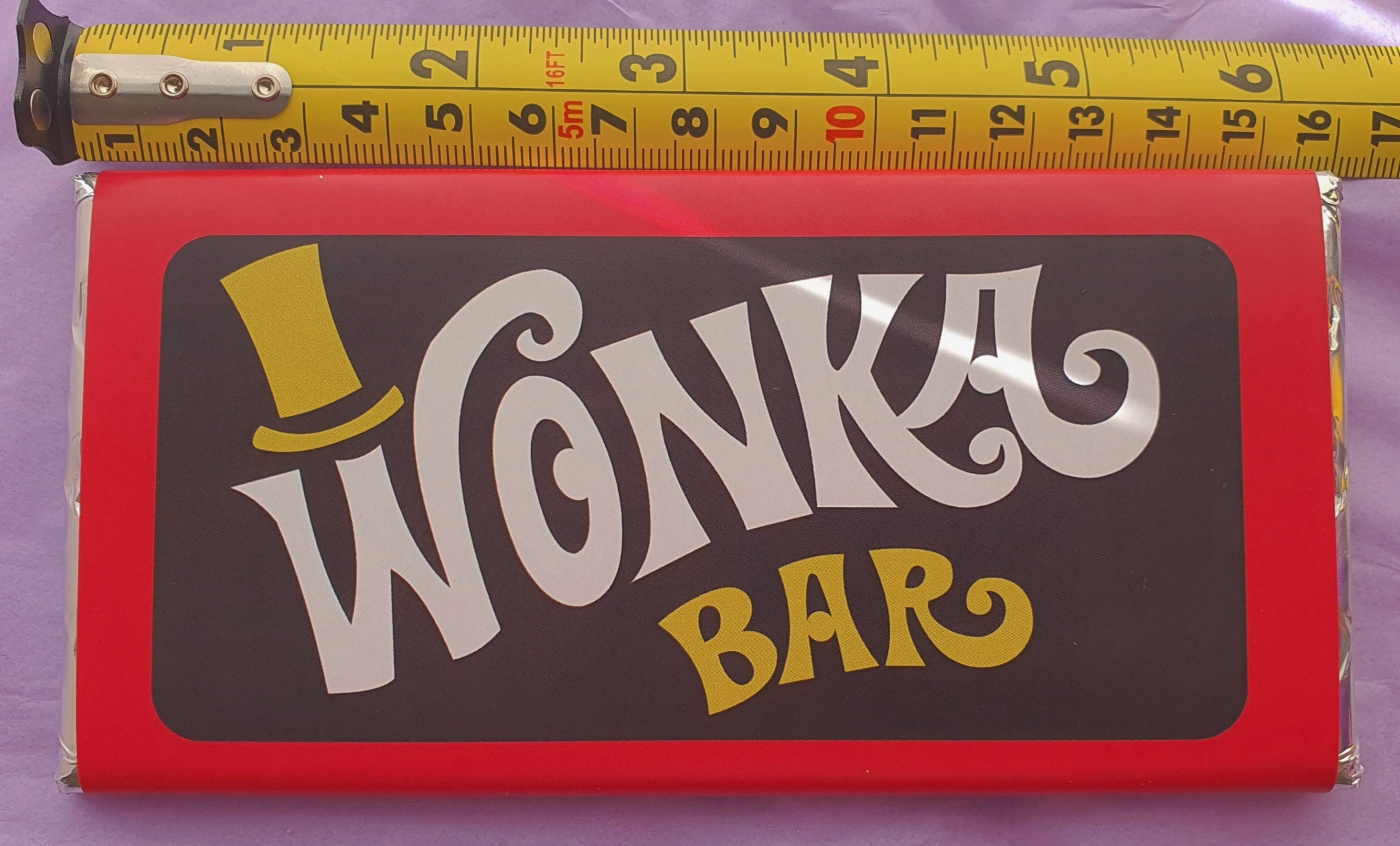 A Selection of Chocolate Flavors / Willy Wonka Chocolate Bar Etsy