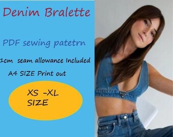 Diy denim bralette 2025