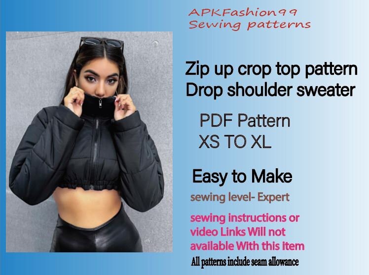 Zip Crop Top 
