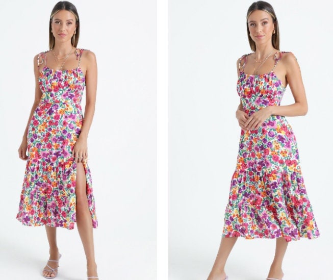 Tie Straps Dress cami Dress. Women Dress.pdf Sewing Pattern. Etsy