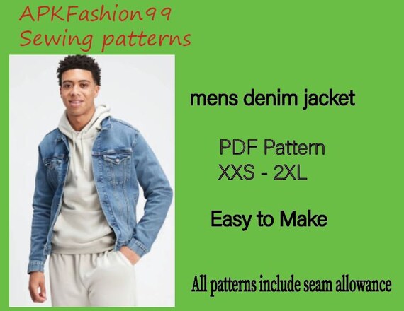  Men's Denim Jackets - Greens / Men's Denim Jackets