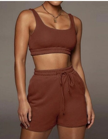 Curvy 2-piece Workout Outfit Fitness Outfit Athletic Apparel