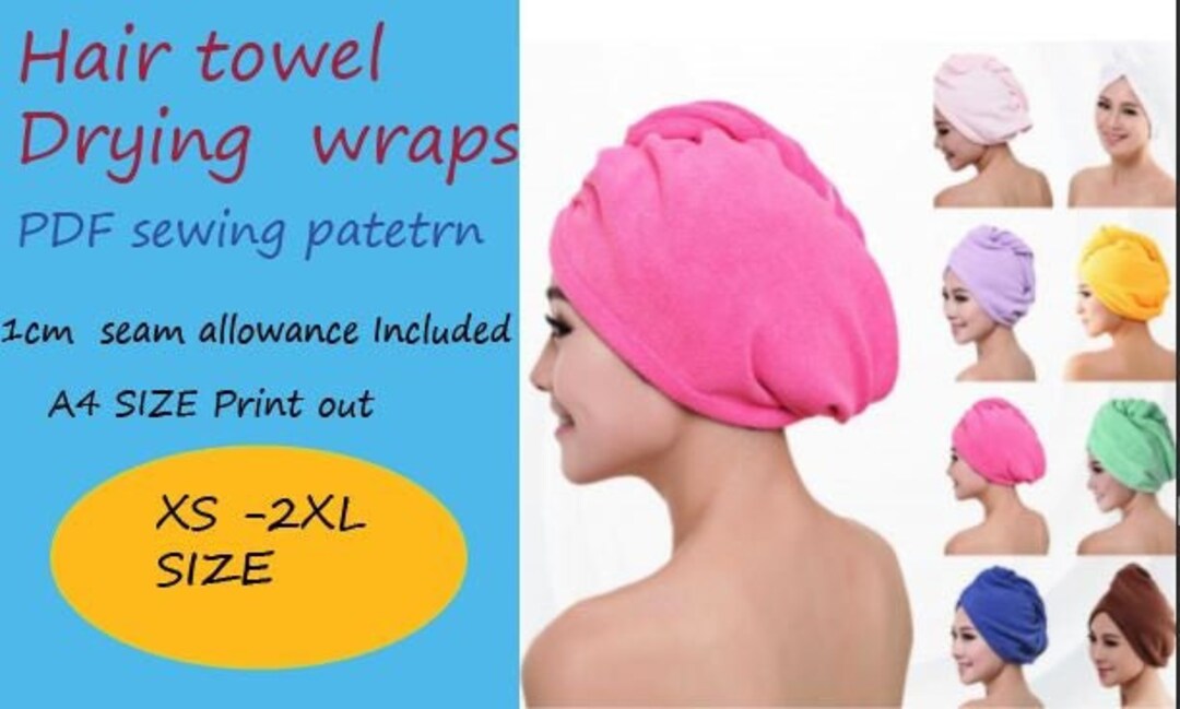 Microfiber Hair Towel Drying Wraps for Women's. Bath Etsy