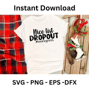 Mooie lijst drop-out png, kerst-svg, kerstsnijbestanden