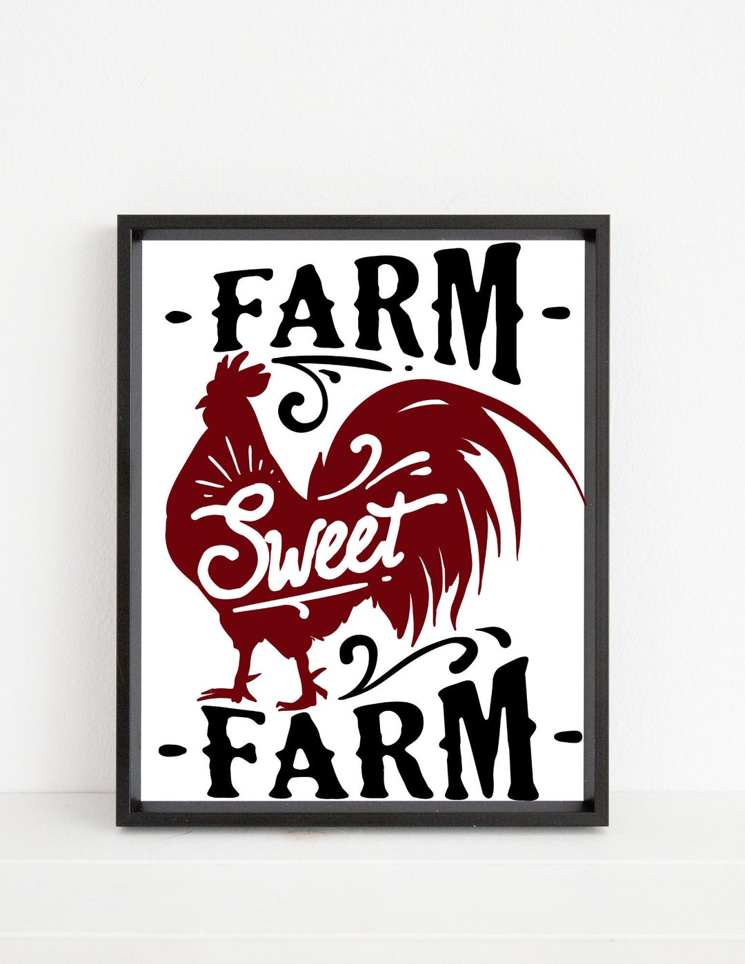 Farm Sweet Farm, Wall Art, Wall Art Printable, Farm Sign, Farmhouse