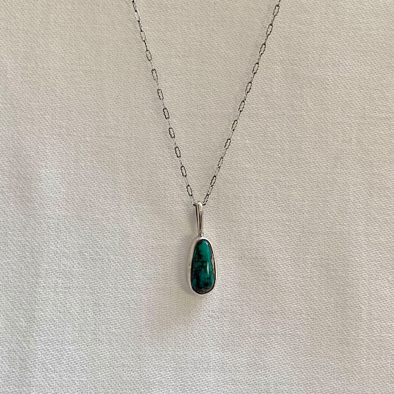 Turquoise Sterling Silver Necklace