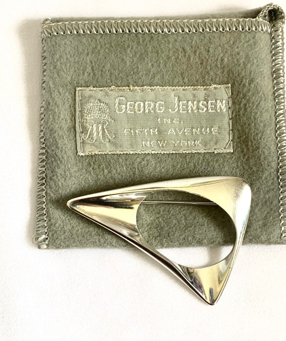 Georg Jensen Sterling Silver Henning Koppel Trian… - image 4