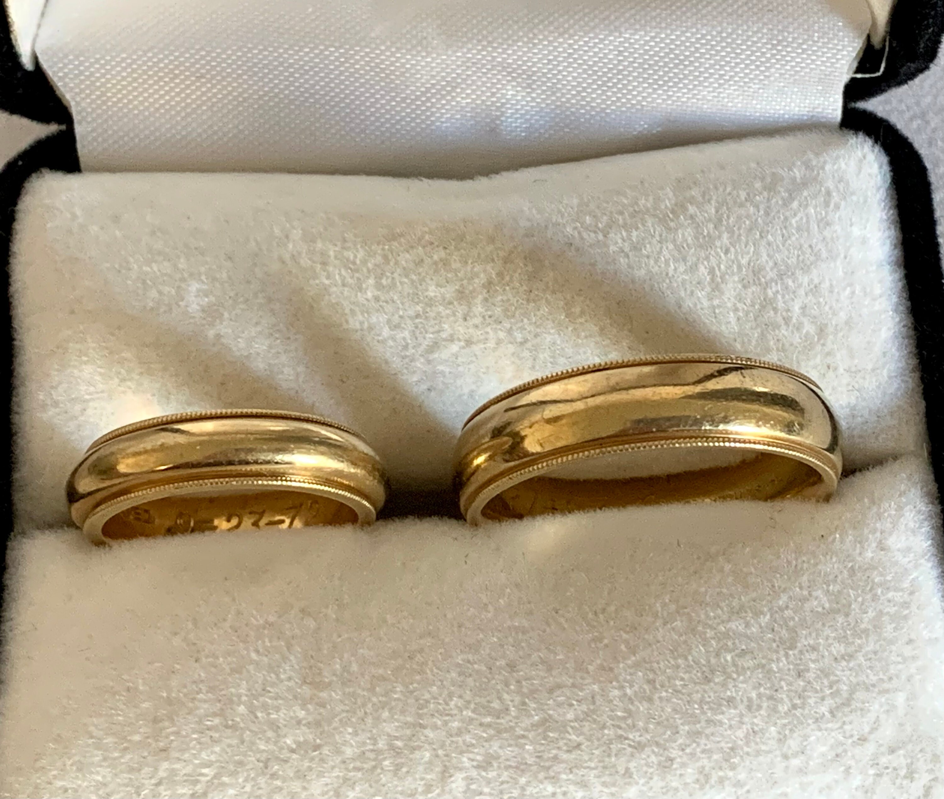 Artcarved 14K Gold Wedding Band Set - Etsy Artcarved 14K Gold Wedding Band Set - Etsy