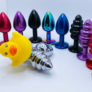 Rubber Duck Me Quack Butt Plug Mature Custom Butt Plug Small or Medium  Smooth or Ribbed Silver Gold Red Blue Purple Black Rainbow Butt Plug - Etsy  UK
