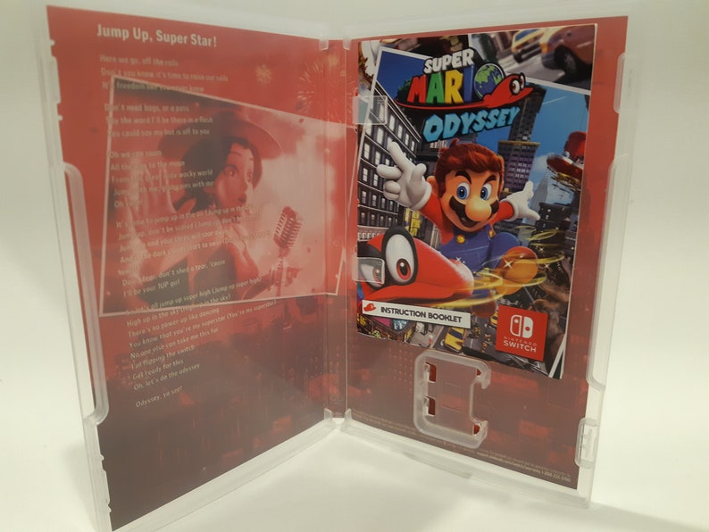 Super Mario Odyssey Manual Nintendo Switch - Etsy