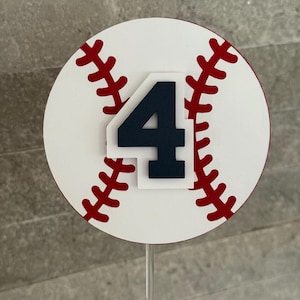 Baseball Cake Topper, Baseball Birthday Party, Personalized Cake Topper, Baseball Party