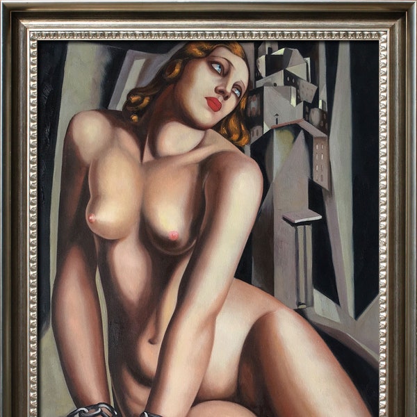 Tamara de Lempicka - Andromeda | The Slave 50 x 70 cm & 60 x 90 cm hand-painted hand-painted painting oil on canvas Art Deco painting Repro DE1