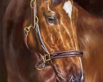 Animals Animals Horse 70 x 100 cm Horse ORIGINAL HANDMADE oil on canvas Hand painted oil on canvas DE1 q550