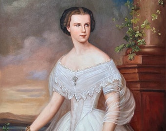 油絵　エリザベート　72×92cm 油絵エリザベート72×92cm