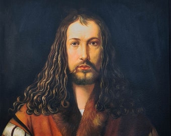 アルブレヒト・デューラー 28歳の自画像 50 x 60 cm デューラー自画像