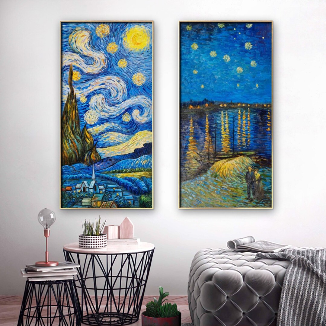 Vincent Van Gogh the Starry Night, Starry Night Over the Rhone 55