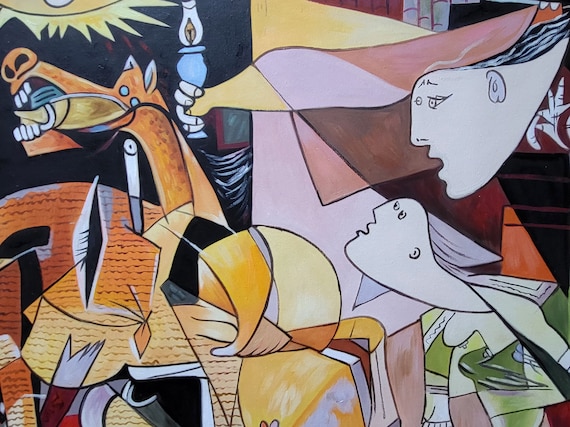 パブロ・ピカソ作「ゲルニカ」60 x 120 cm または 80 x 150 cm