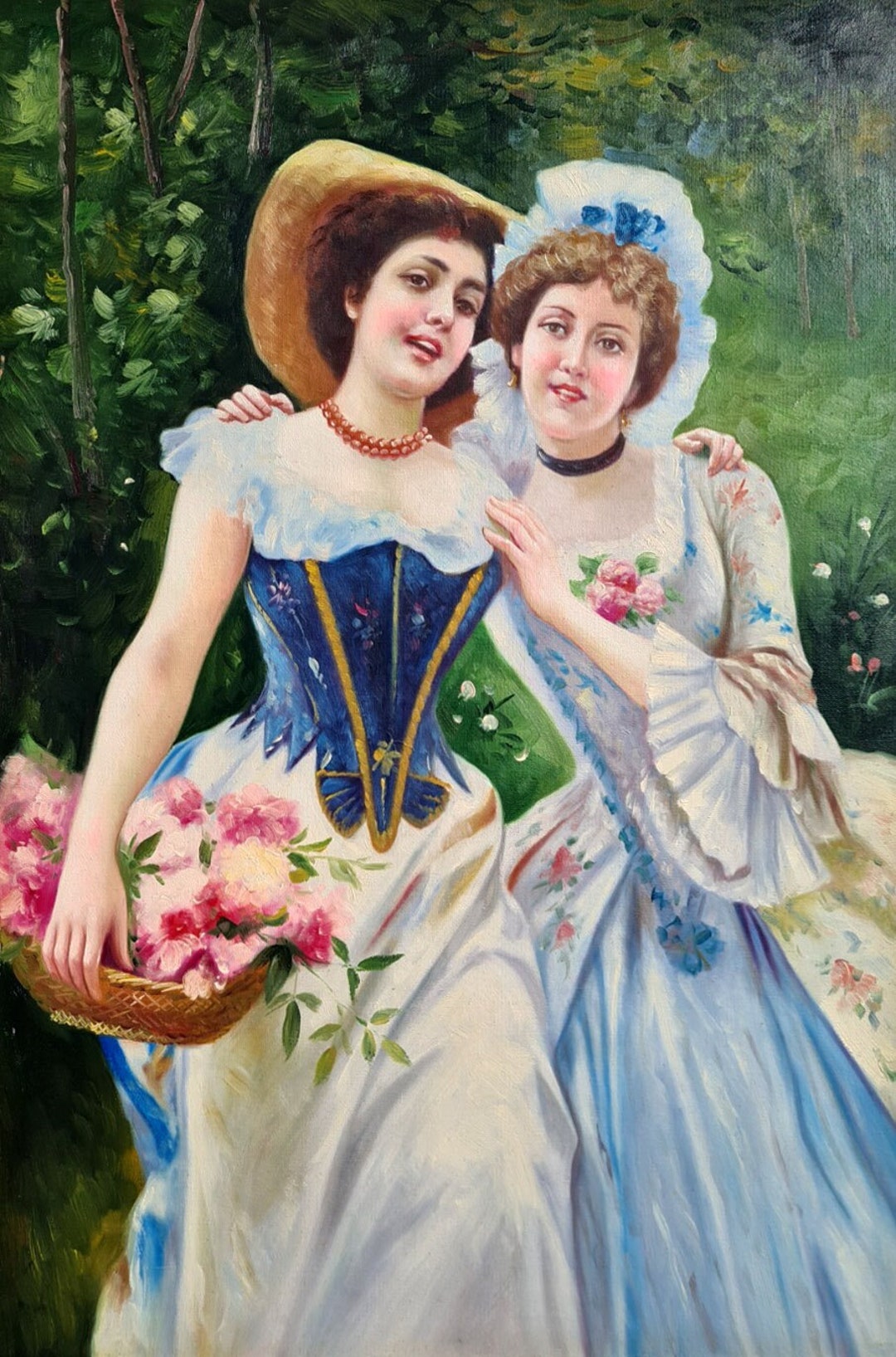 Federico Andreotti、Idillio、希少画集より、新品額装付 Federico Andreotti、Idillio、希少画集より、新品額装付