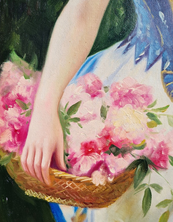 Federico Andreotti - Spring Blossoms 60 X 90 Cm HANDMADE IN STOCK