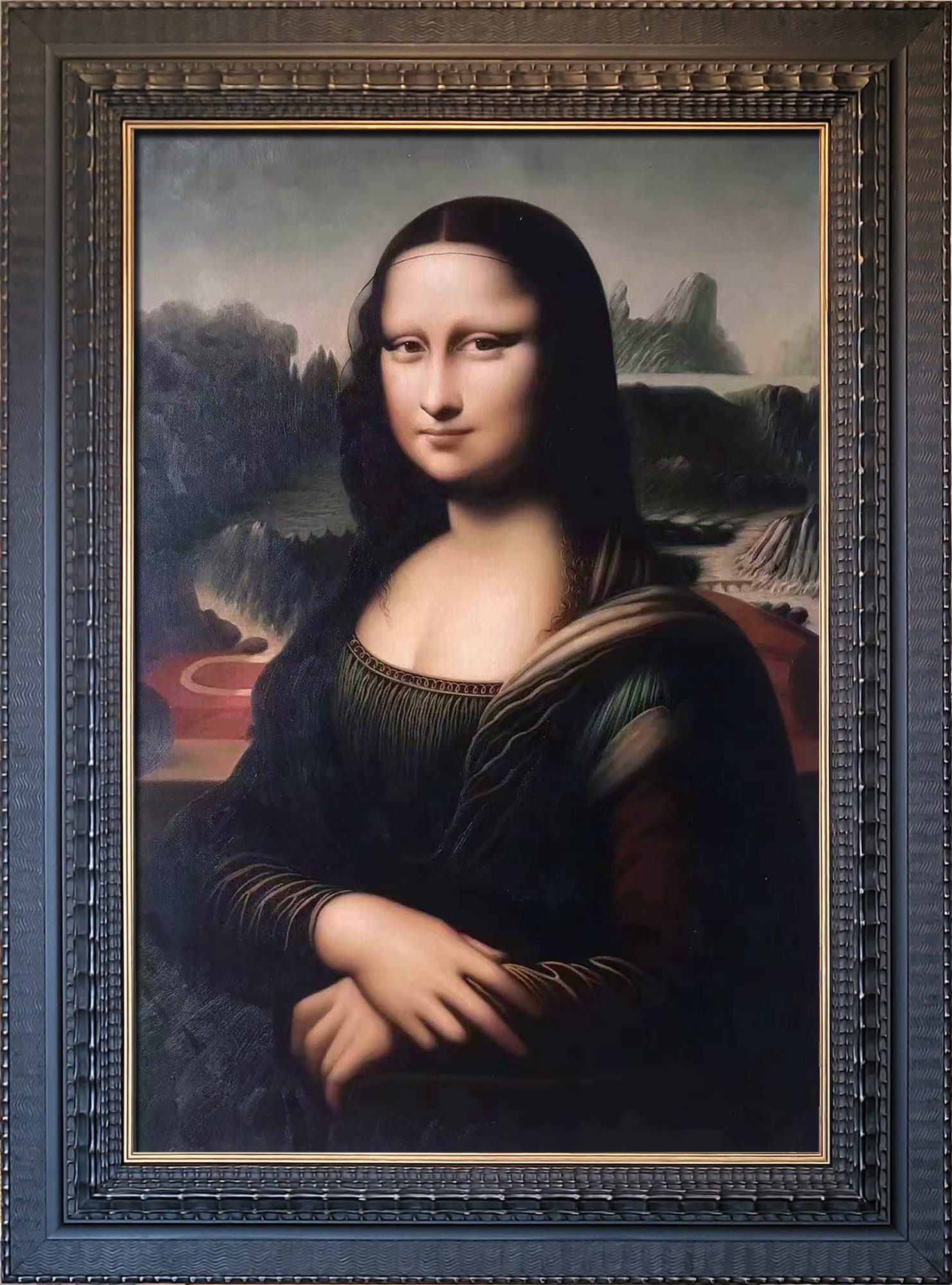 レオナルド・ダ・ヴィンチ – モナ・リザ 60 x 90 cm 手作り複製油絵