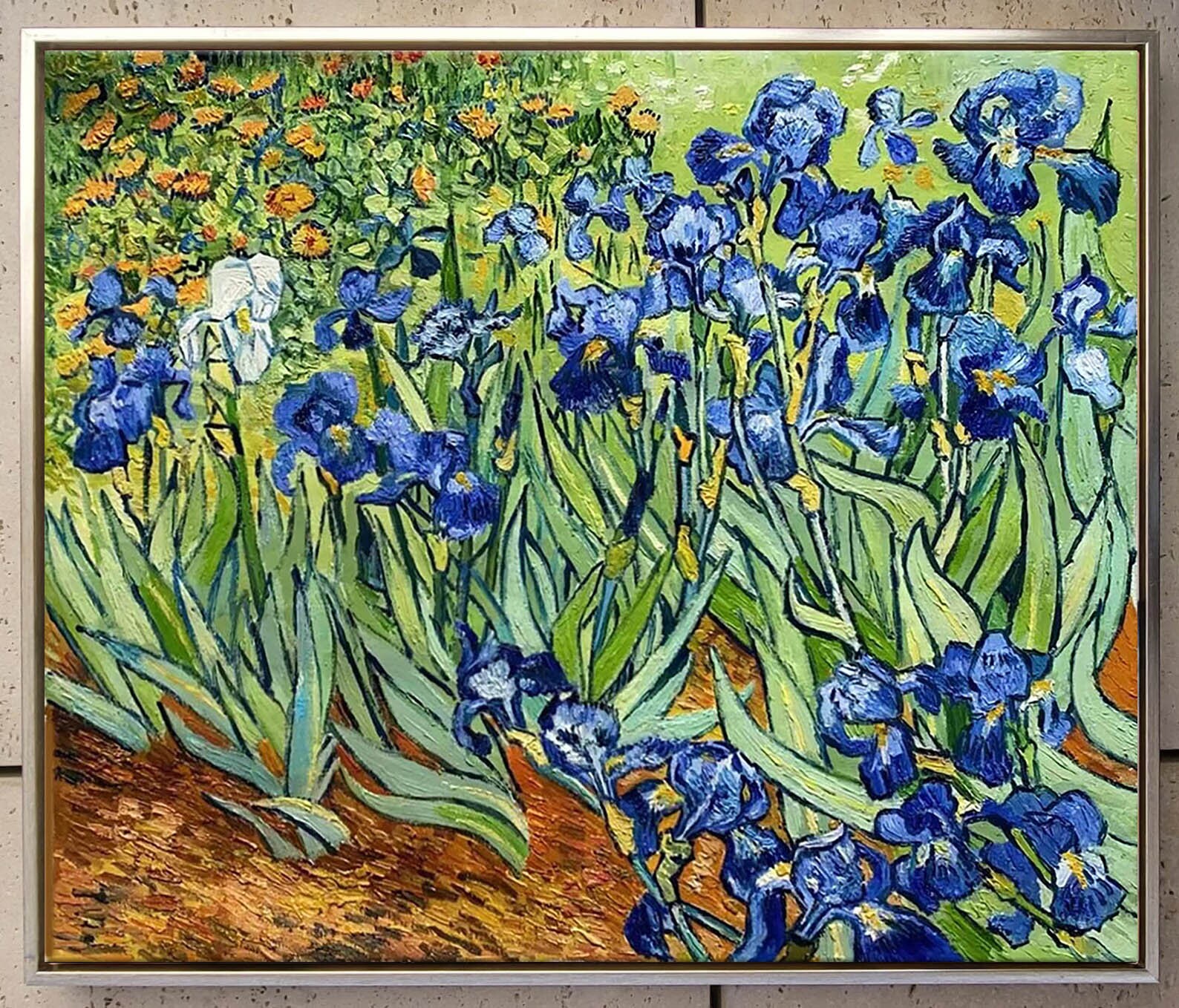フィンセント・ファン・ゴッホ - アイリス 50 x 60 cm 油絵複製手描き