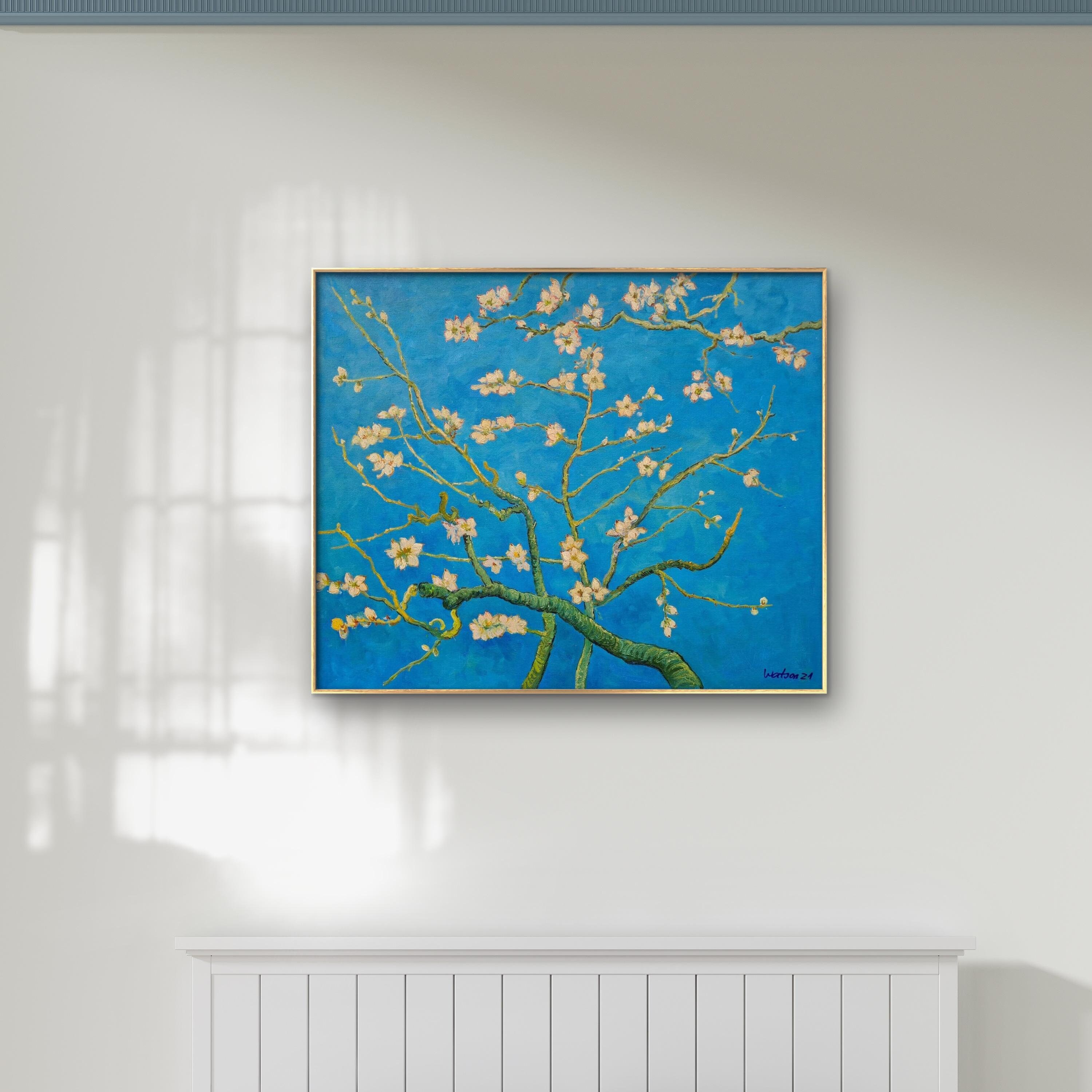 フィンセント・ファン・ゴッホ - アーモンドの花 50 x 60 cm