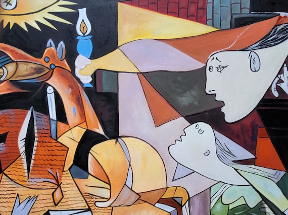 パブロ・ピカソ ゲルニカ 60 x 120 cm または 80 x 150 cm キャンバス