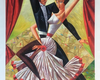 パブロ・ピカソ、ゲルニカ 55 x 110 cm ハンドメイド キャンバスに油彩