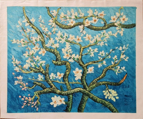 フィンセント・ファン・ゴッホ - アーモンドの花 50 x 60 cm