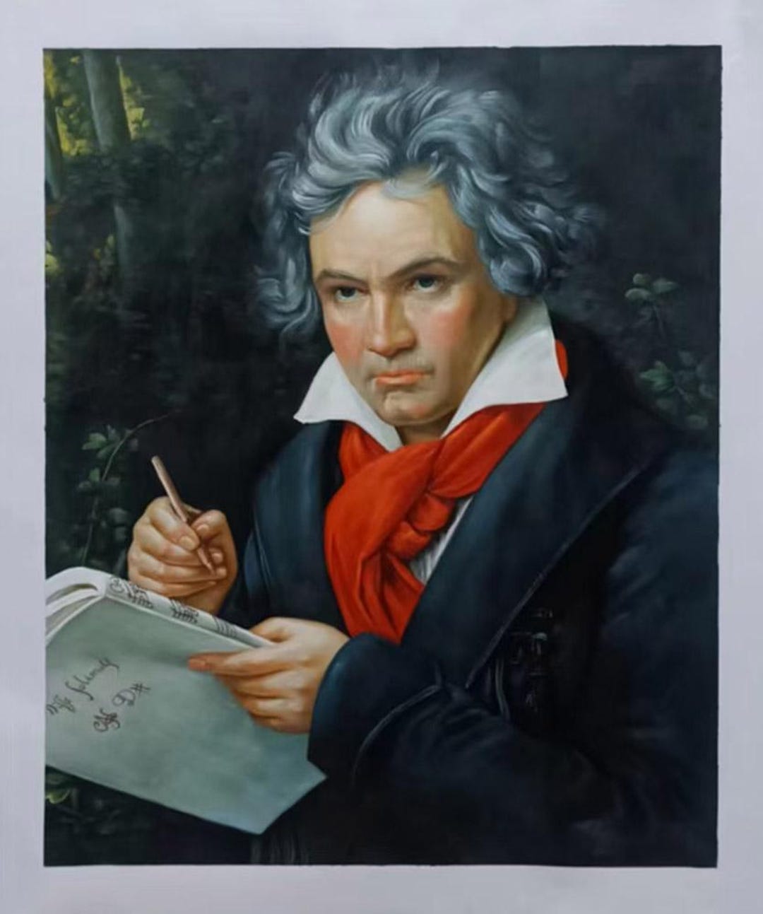 礼は「oh！坂の！オッ」さん専用　ベートーヴェンの肖像画　人物画　油彩　油絵 礼は「oh！坂の！オッ」さん専用 ベートーヴェンの肖像画 人物画