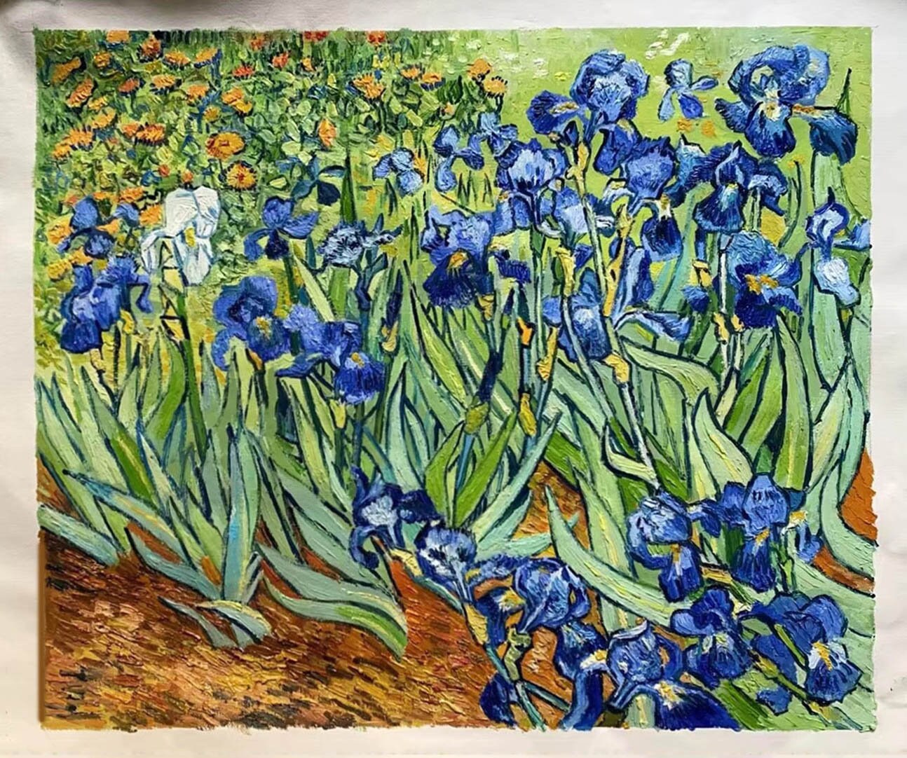 フィンセント・ファン・ゴッホ - アイリス 50 x 60 cm 油絵複製画