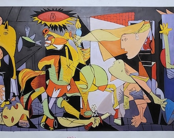 パブロ・ピカソ作「ゲルニカ」60 x 120 cm または 80 x 150 cm