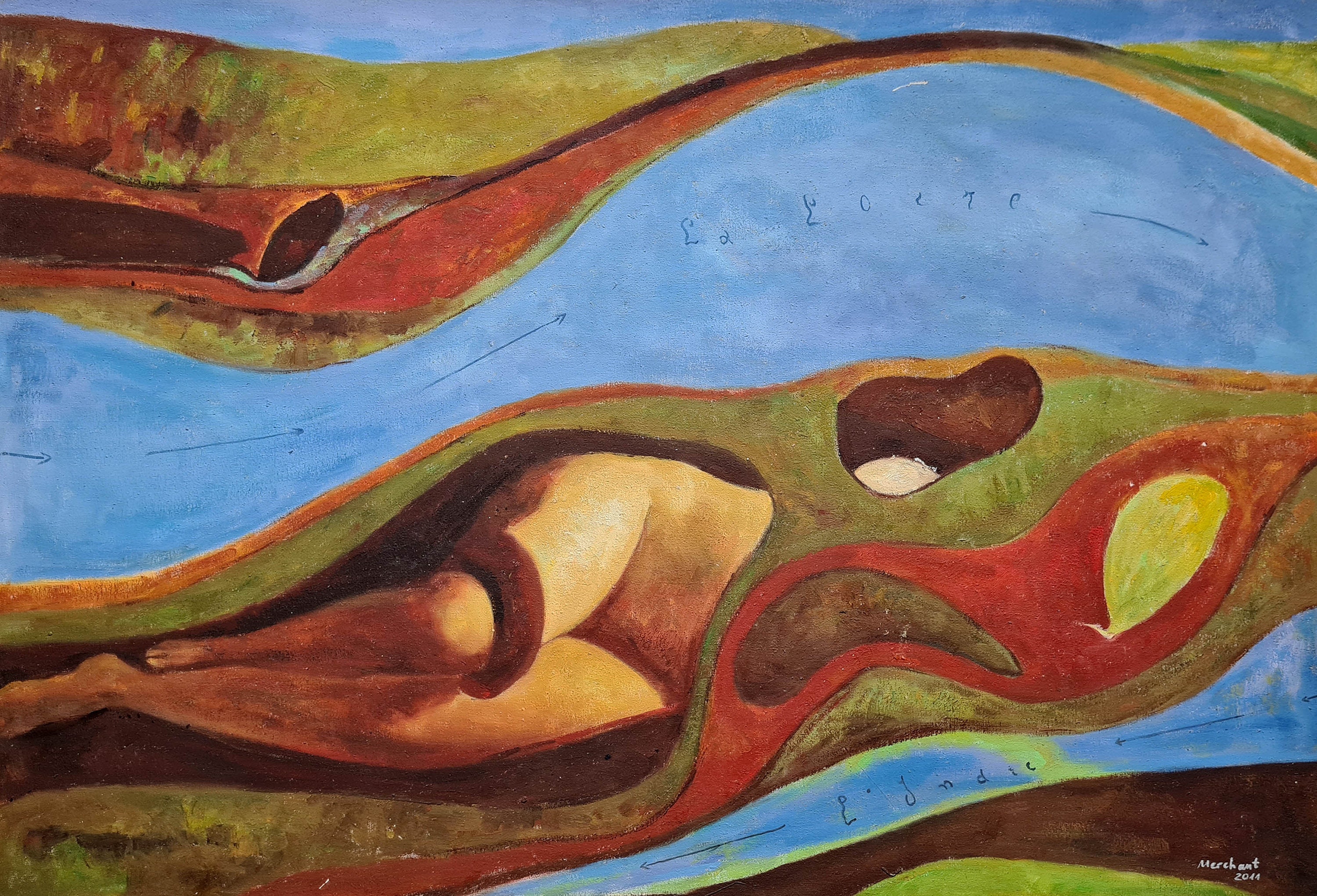 「限定1200部No.847 Max Ernst 自然の歴史 函付」 Max Ernst - the Garden of France 60 X 90 Cm HANDMADE IN STOCK Oil