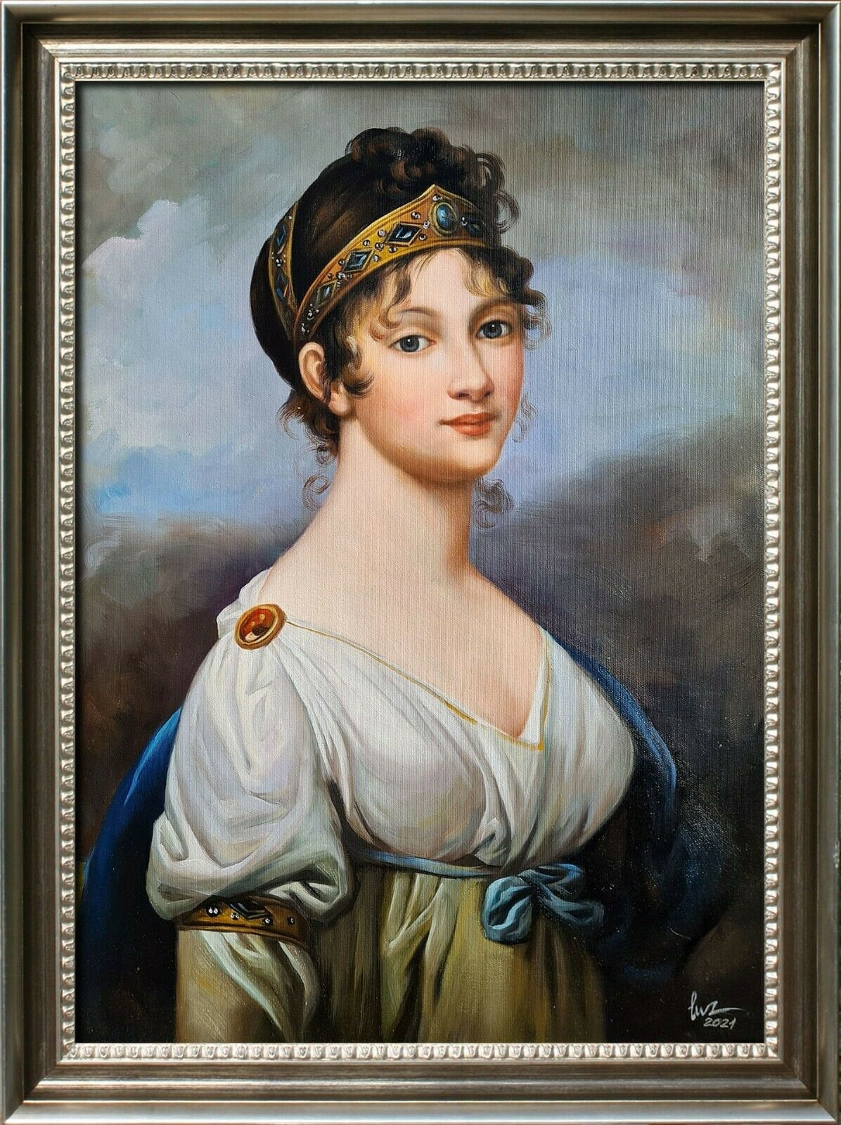 ヨーゼフ・マリア・グラッシ、プロイセン王妃ルイーゼ 50 x 70 cm