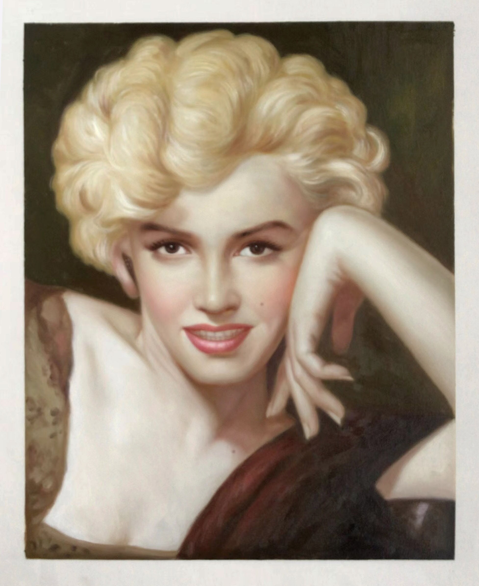 油絵40×50cm マリリン・モンロー 油絵40×50cm マリリン・モンロー