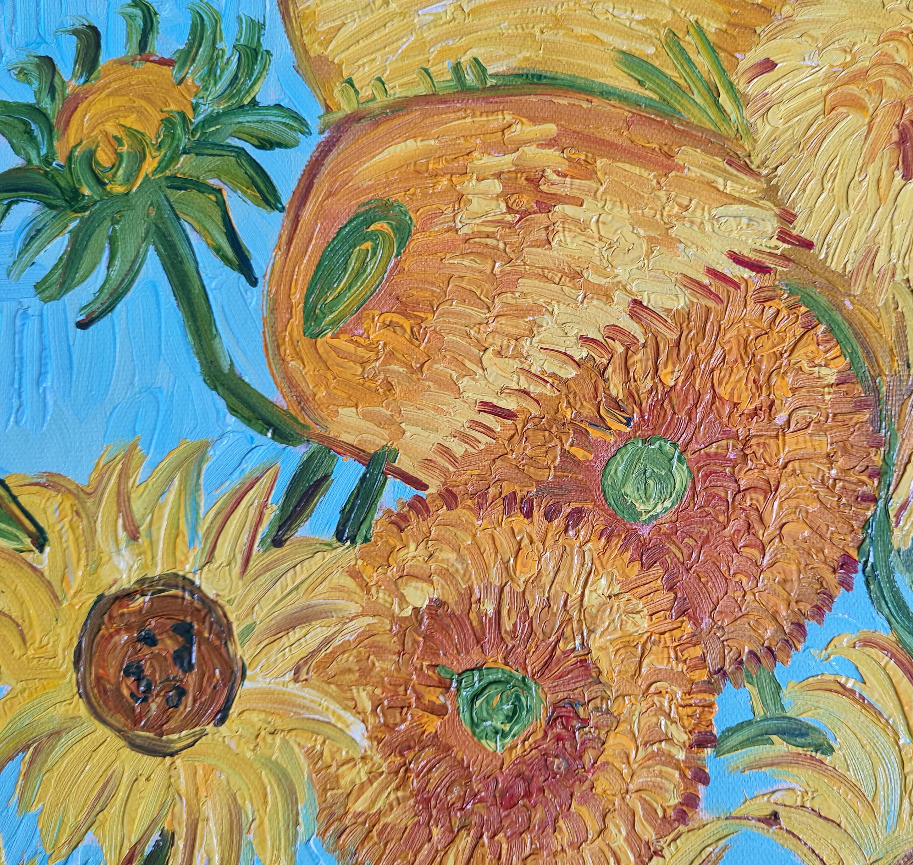 フィンセント・ファン・ゴッホ - ひまわり アムステルダム版 50 x 60