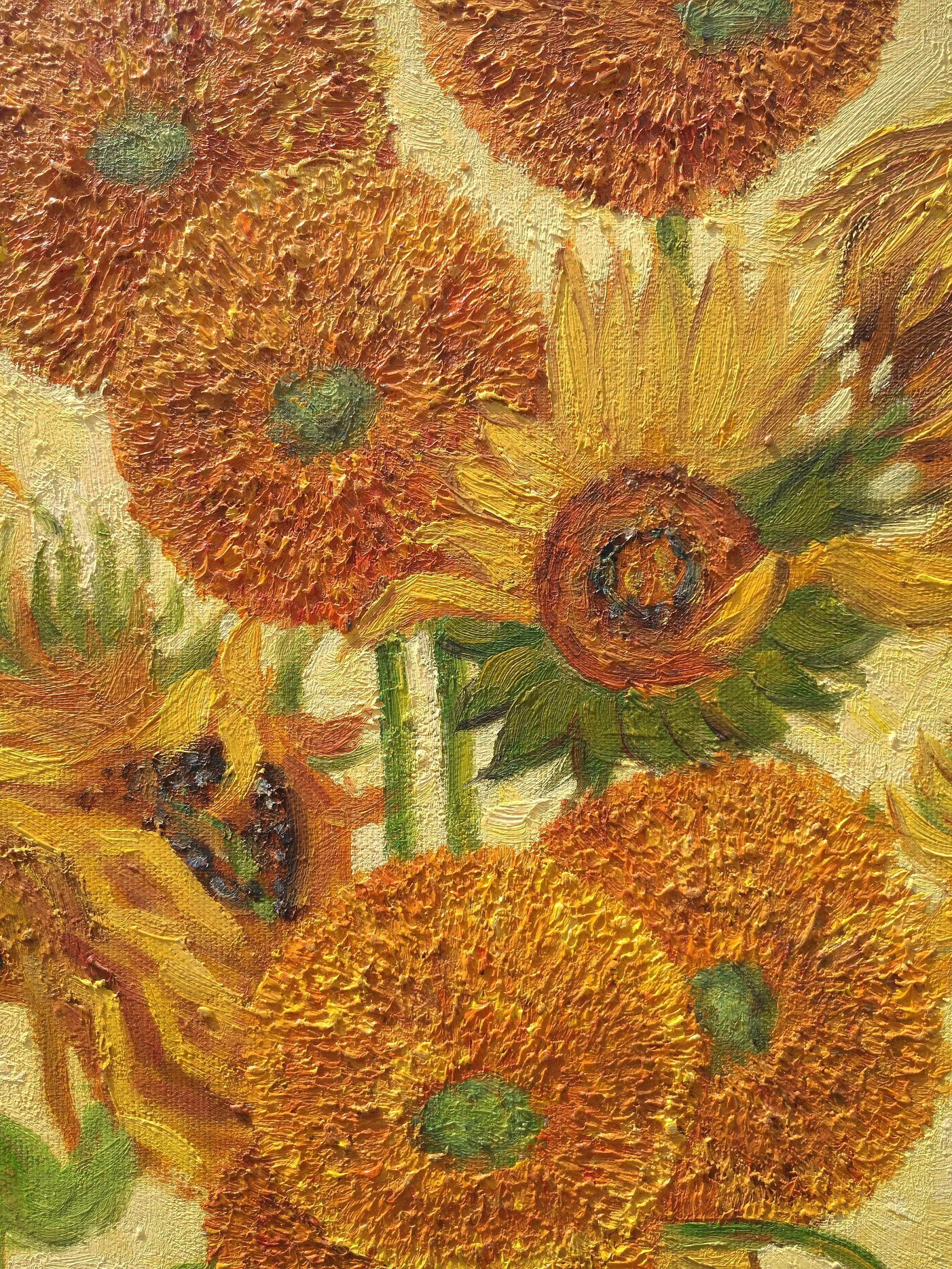 フィンセント・ファン・ゴッホ - ひまわり アムステルダム版 50 x 60