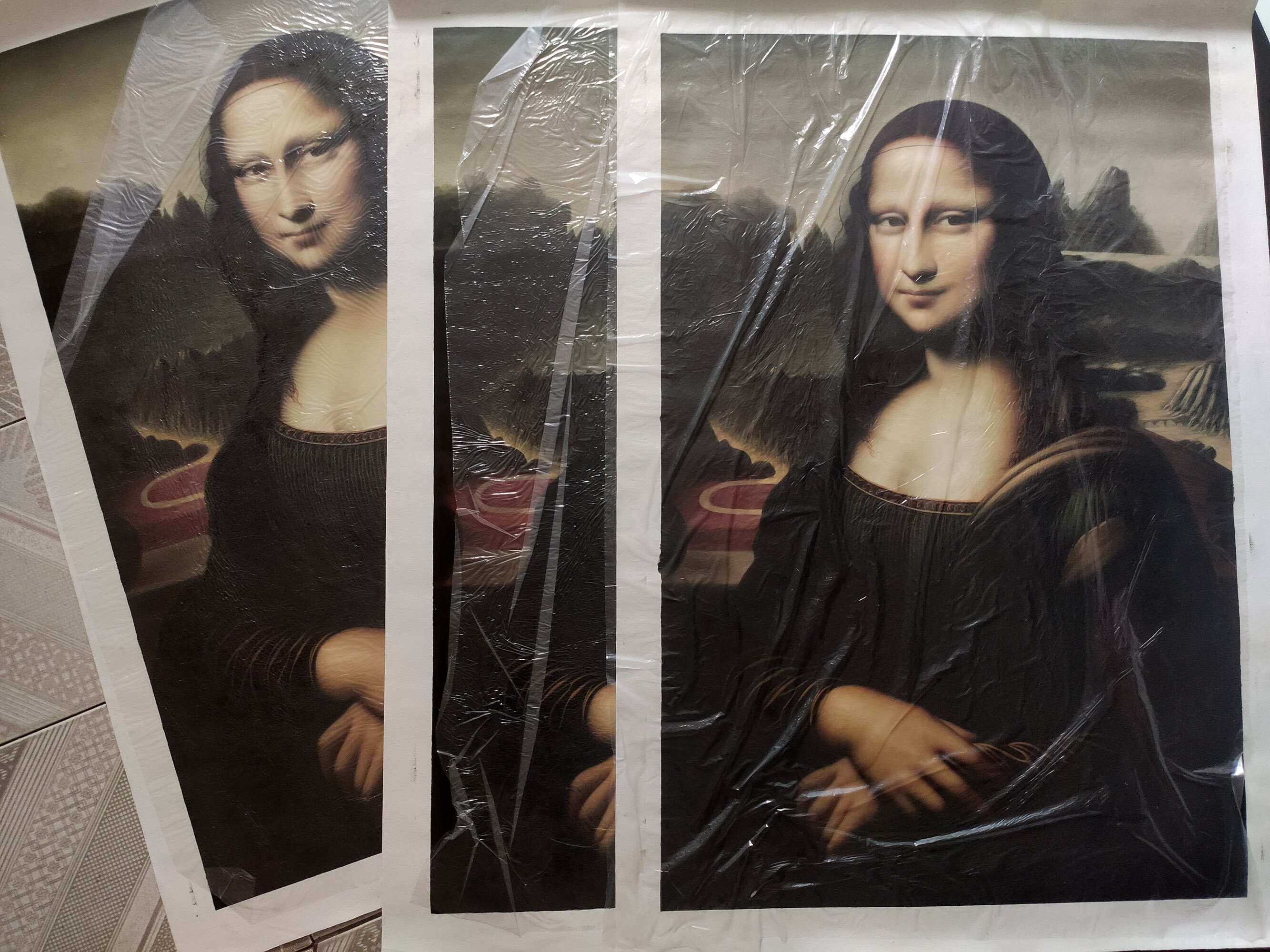 レオナルド・ダ・ヴィンチ – モナ・リザ 60 x 90 cm 手作り複製油絵