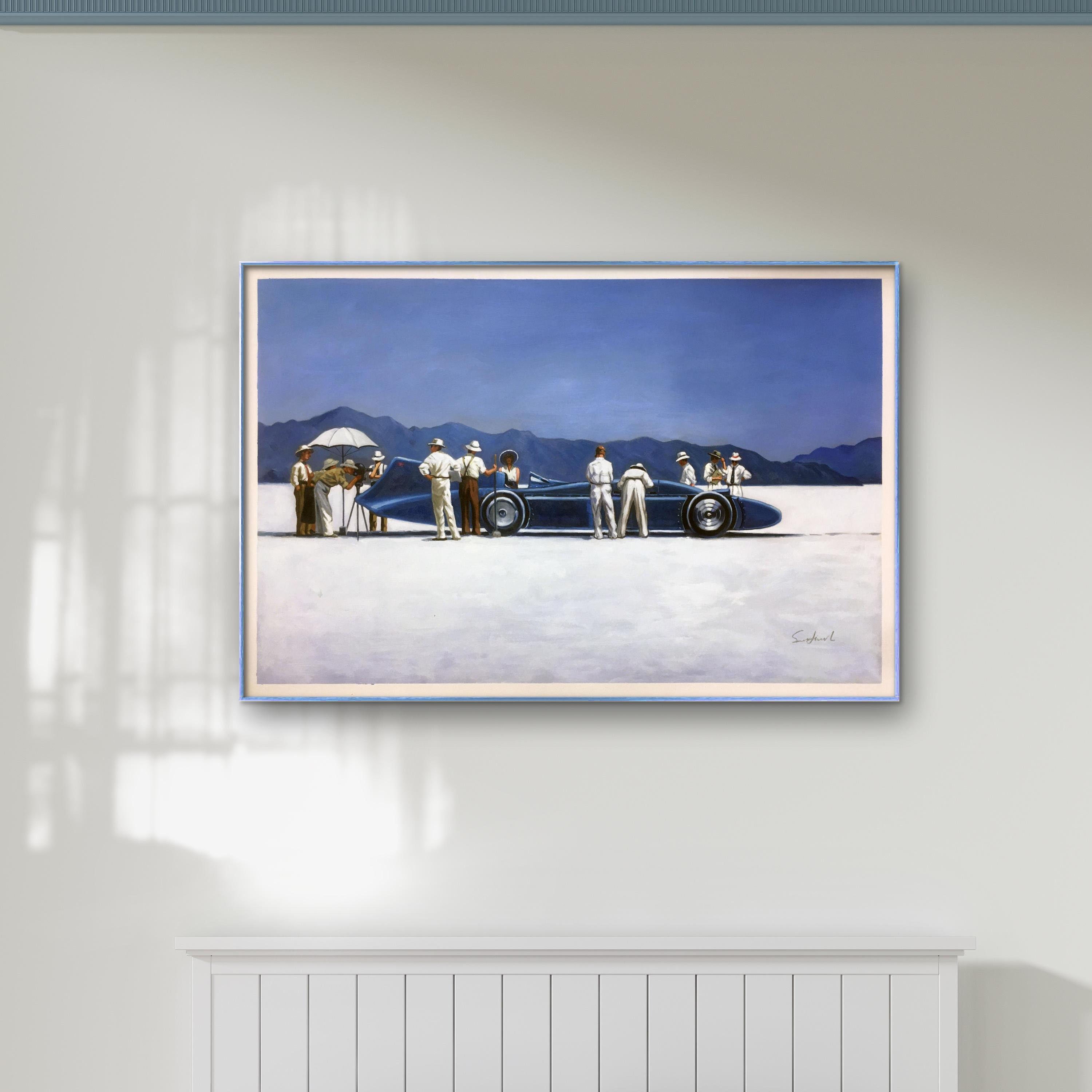 Jack Vettriano Image: Bluebird At Bonneville 66x46