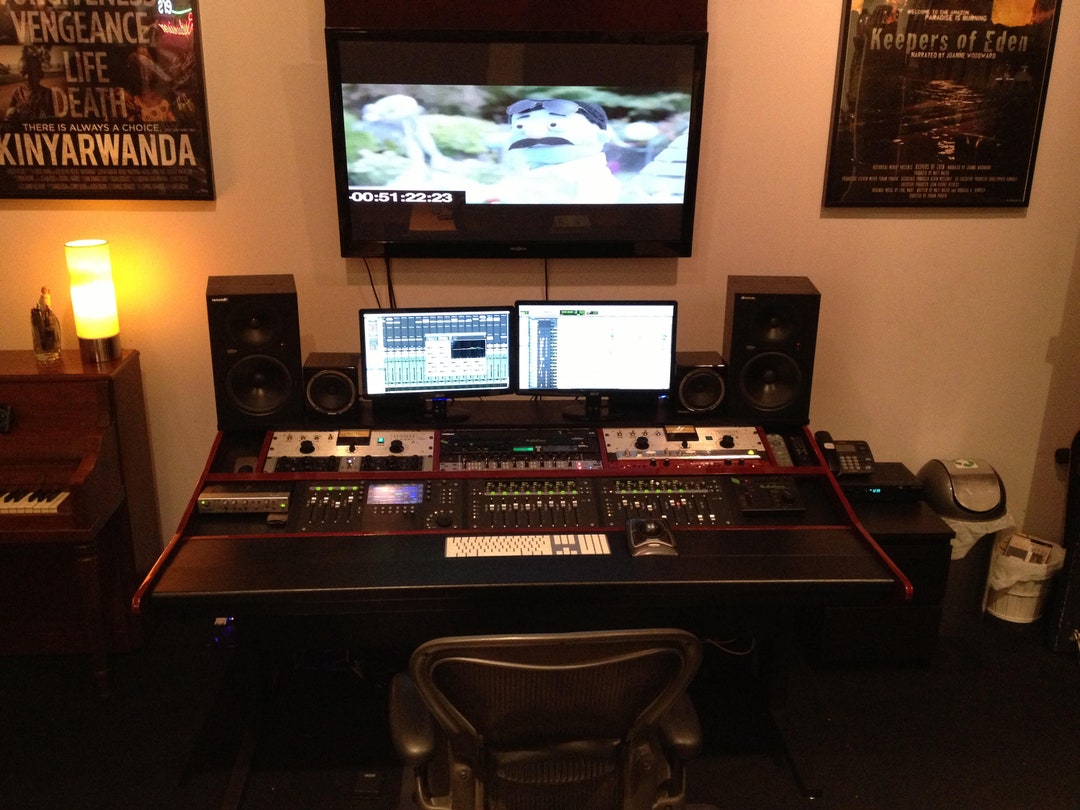 Custom Recording Studio Workstation Desk - Etsy