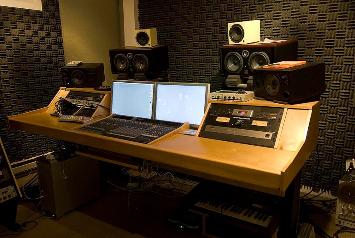 Custom Recording Studio Workstation Desk Etsy