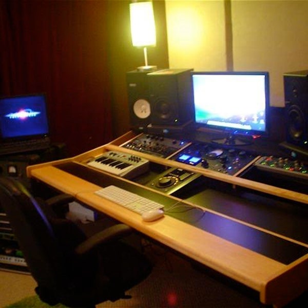 Custom Recording studio workstation desk